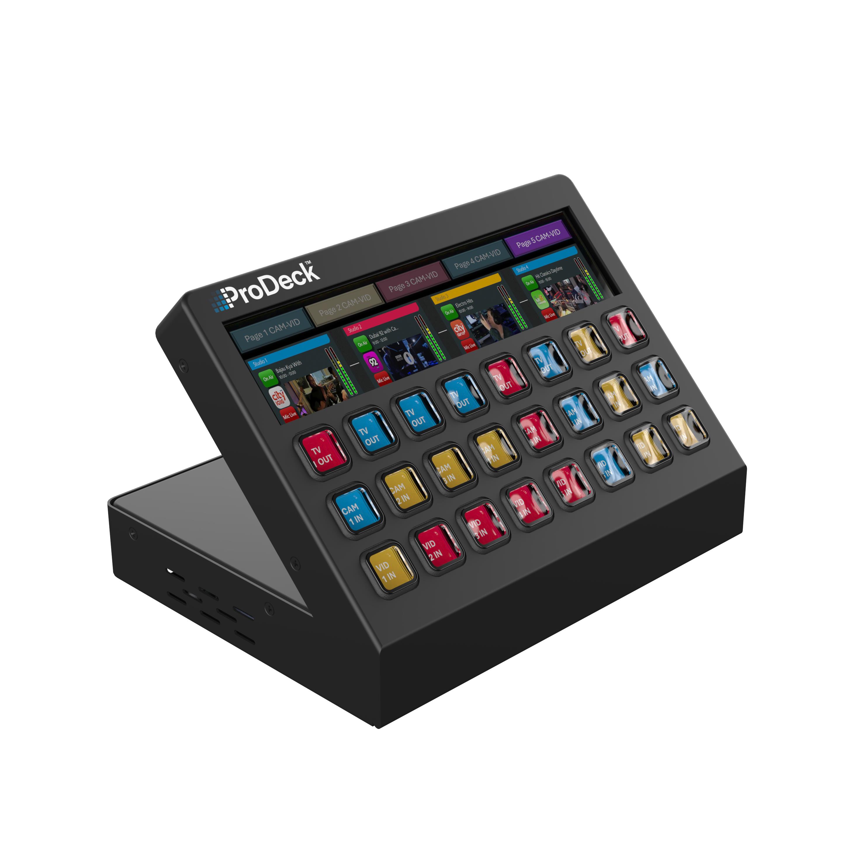 Touchscreen device with 24 keys