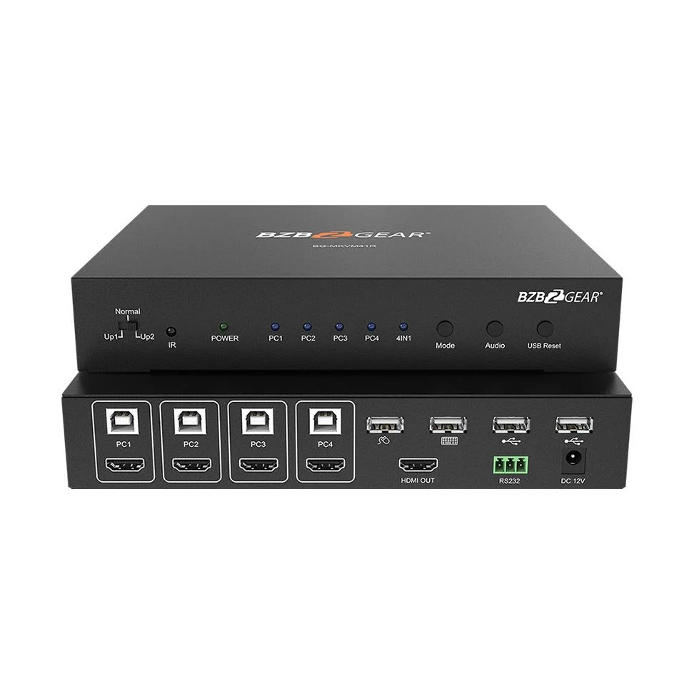 4X1 HDMI/USB2 KVM MULTIVIEWER