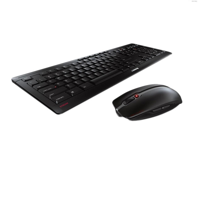 KEYBOARD/MOUSE WIRELESS BLACK