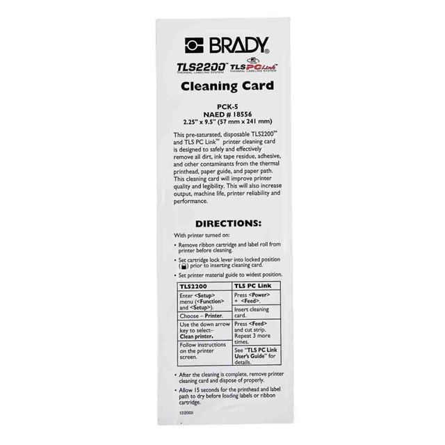 PRINTER CLEANING KIT 5-PACK