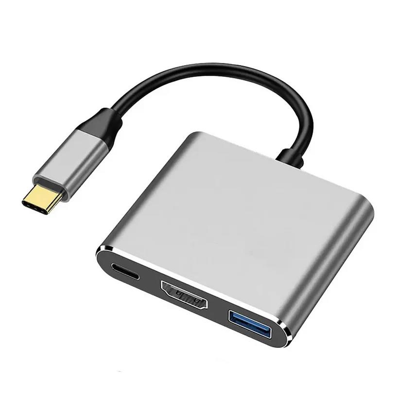 3-in-1 USB-C Hub 4K HDMI USB 3.0