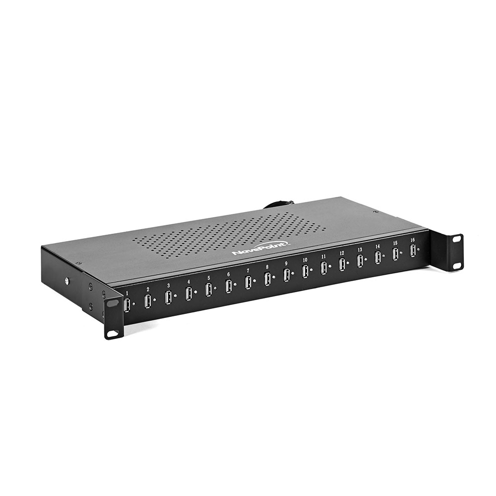 16-Port USB Charging Hub Station
