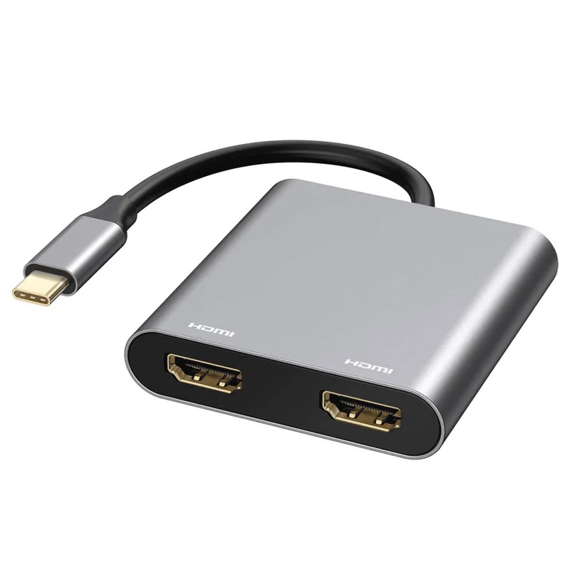 Dual 4K HDMI USB-C USB-A PD Hub