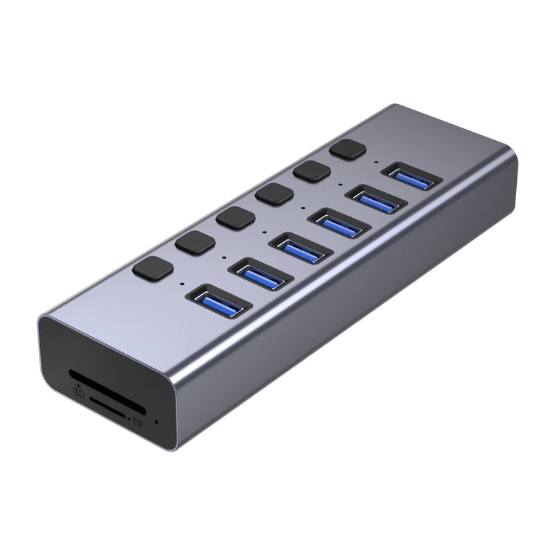 8-in-1 Multi port power USB Hub