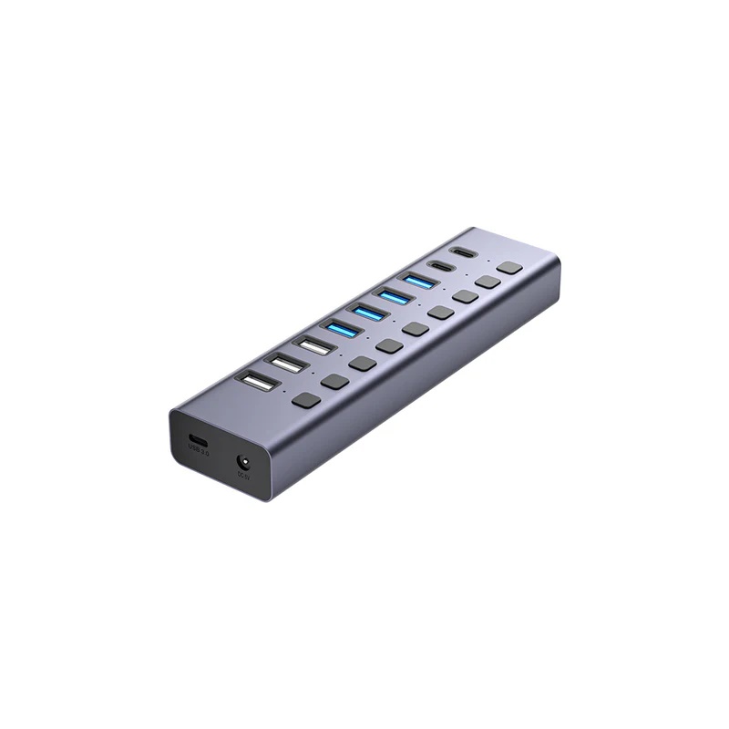 USB 3.0 10-Port Hub + Ethernet