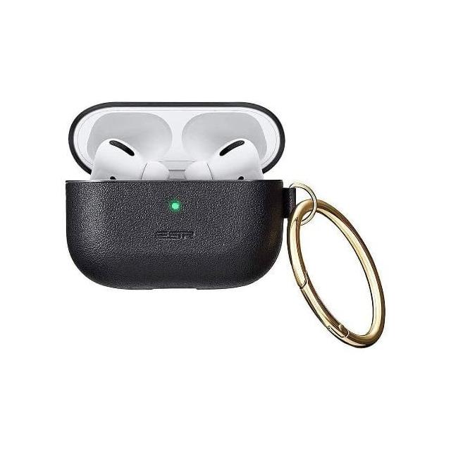 BLACK FAUX LEATHER AIRPODS PRO C