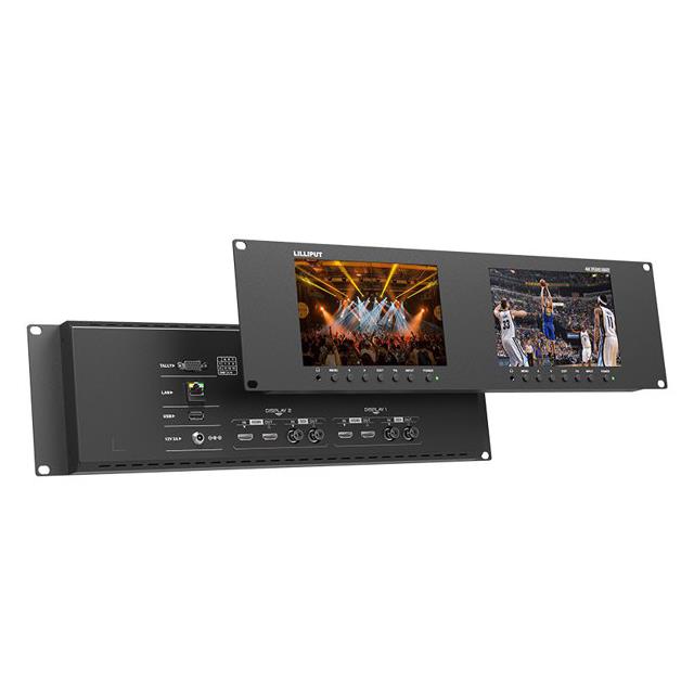 DUAL 7 INCH 3RU RACKMOUNT SDI MO