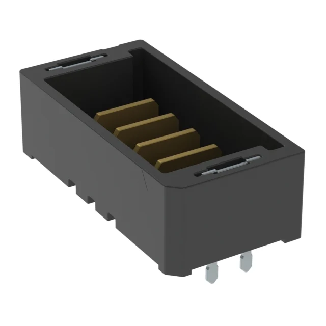 CONN HDR 4POS 2.00MM SMD SLDR