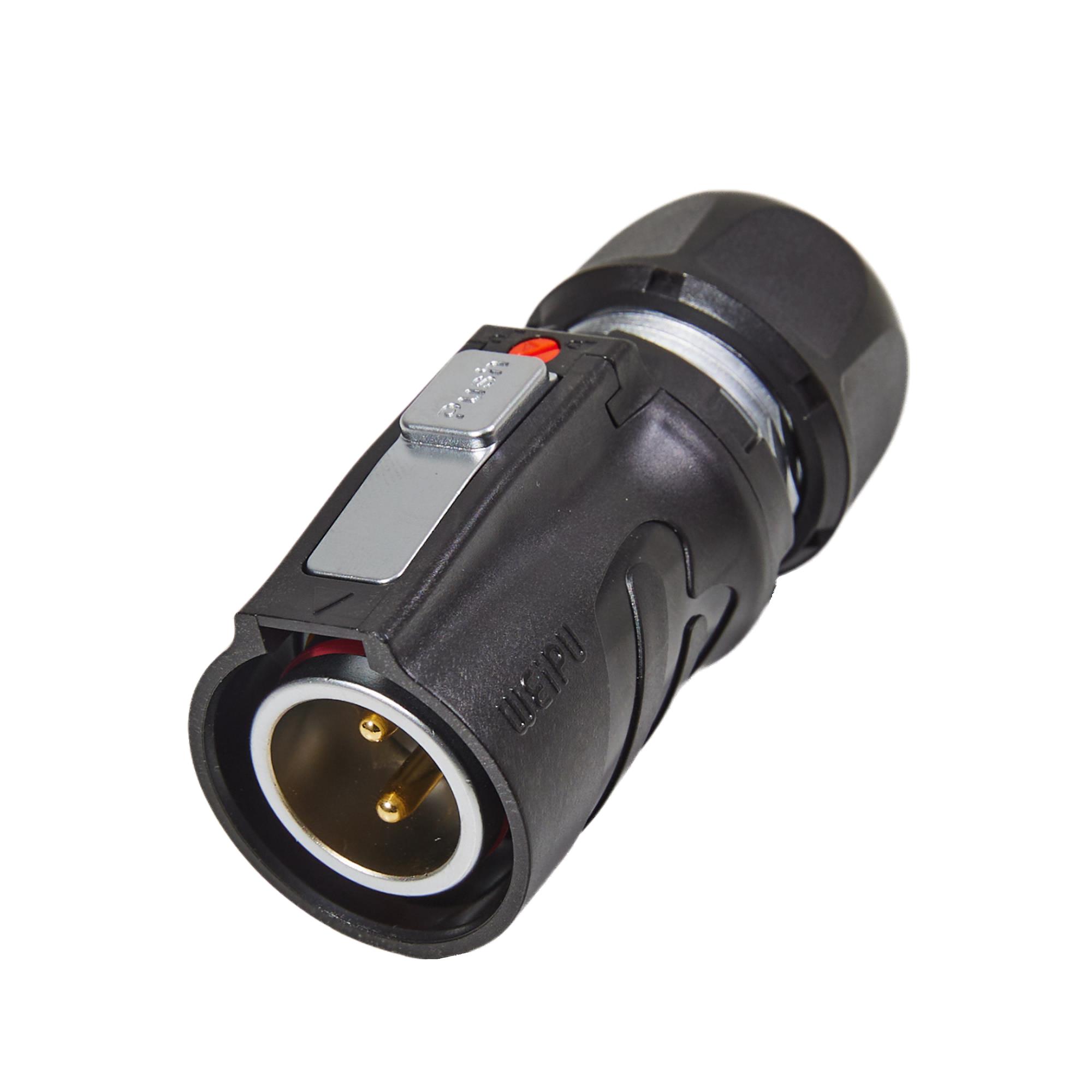 CONN PLUG MALE 2P SOLDER