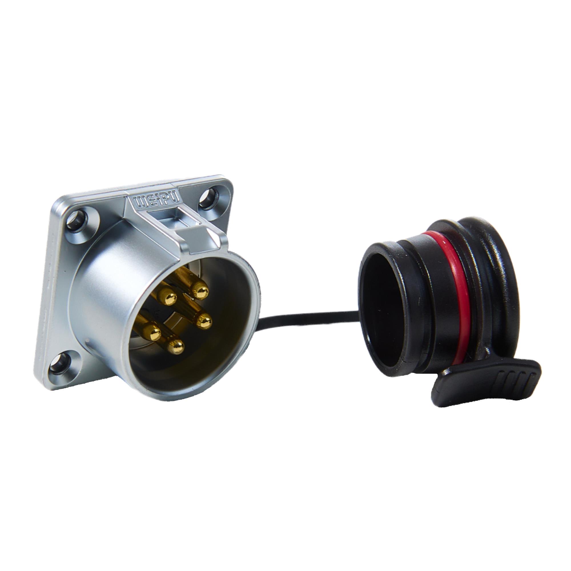 CONN RCPT MALE 5P SOLDER