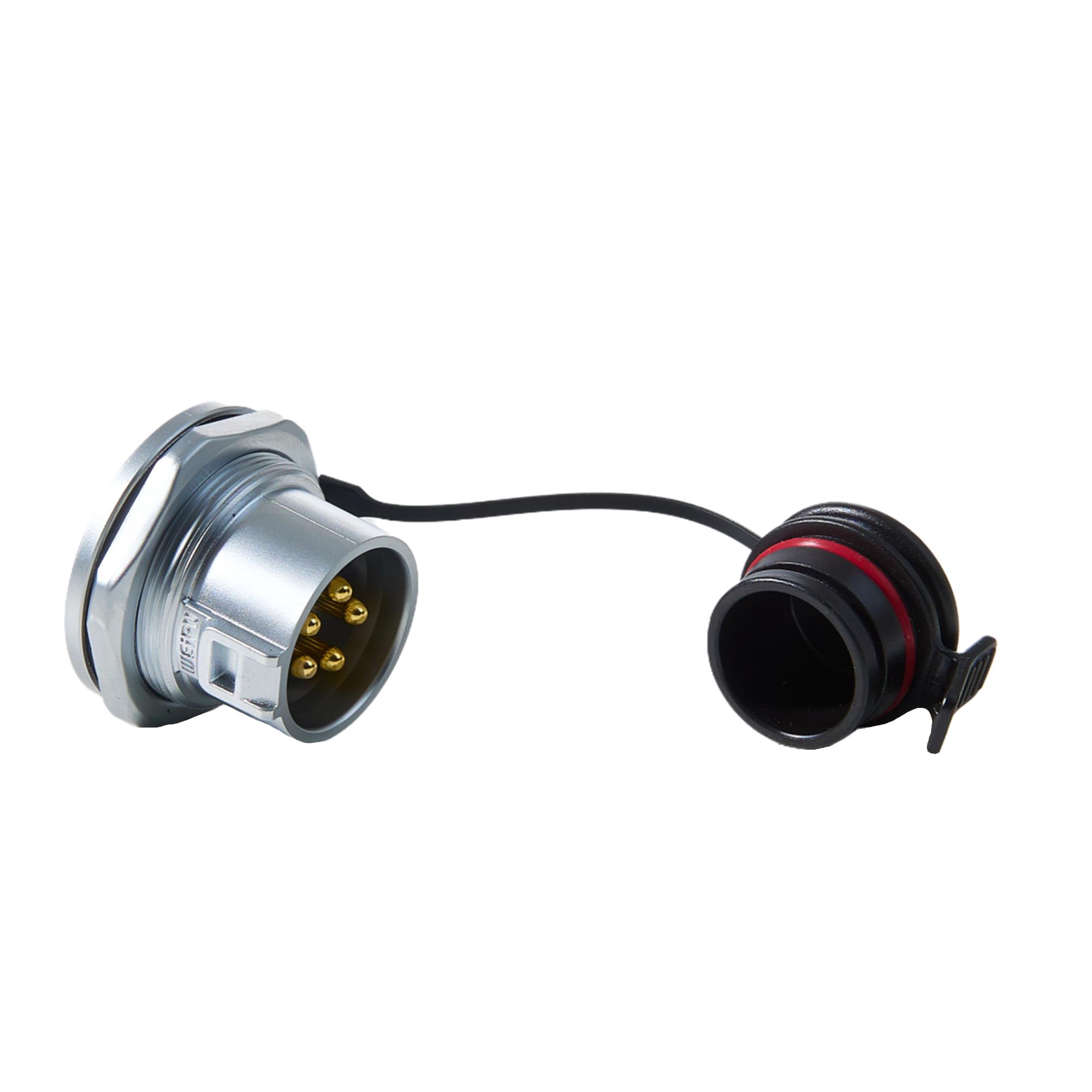 CONN RCPT MALE 5P SOLDER