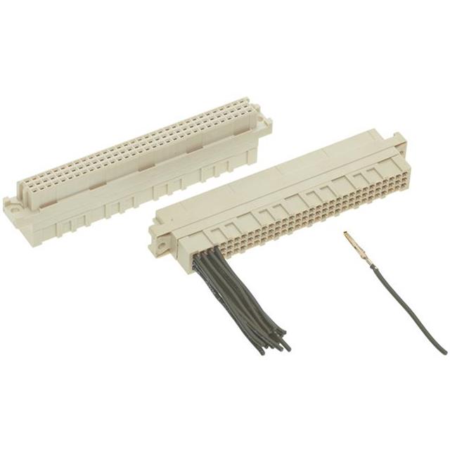 CONN RCPT HSG DIN 41612 96P GRY