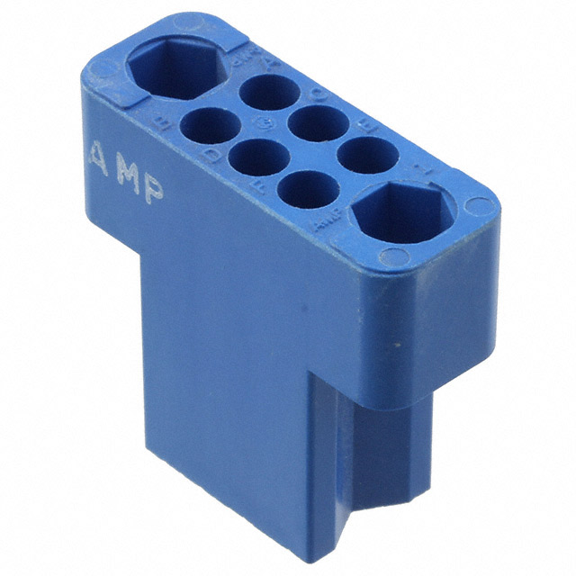 CONN 6POS BLUE PNL MNT CONN 6POS BLUE PNL MNT