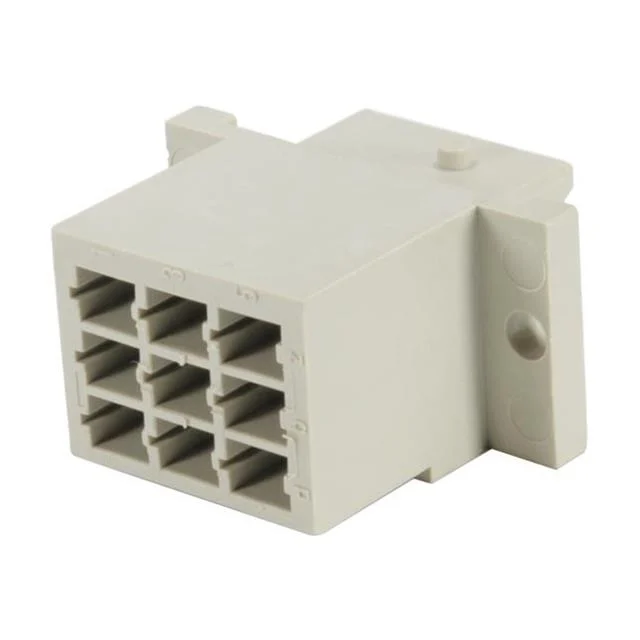 CONN DIN RCPT 9POS IN-LINE