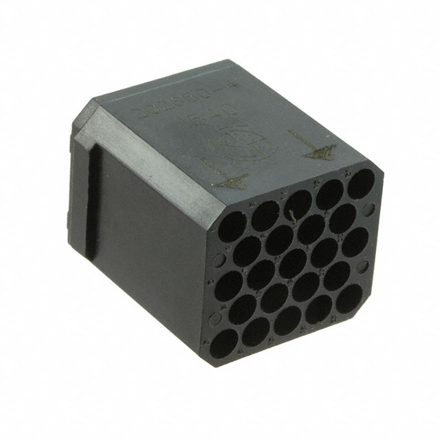 CONN PLUG HSG 23POS BLK IN-LINE