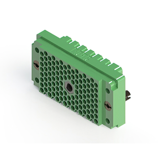 CONN HSG RACK & PANEL 120P GRN