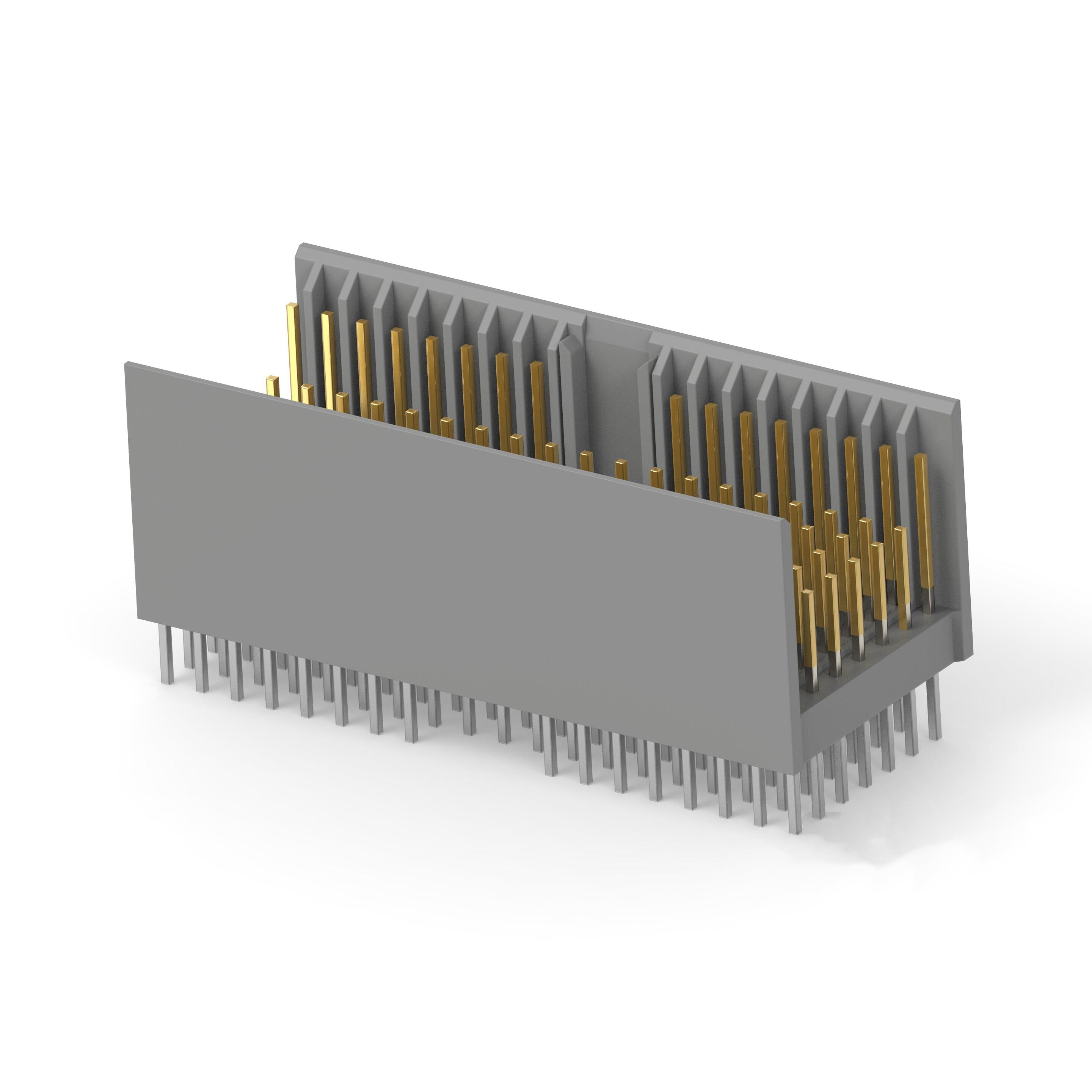 CONN HEADER 127POS 2MM PRESS-FIT CONN HEADER 127POS 2MM PRESS-FIT