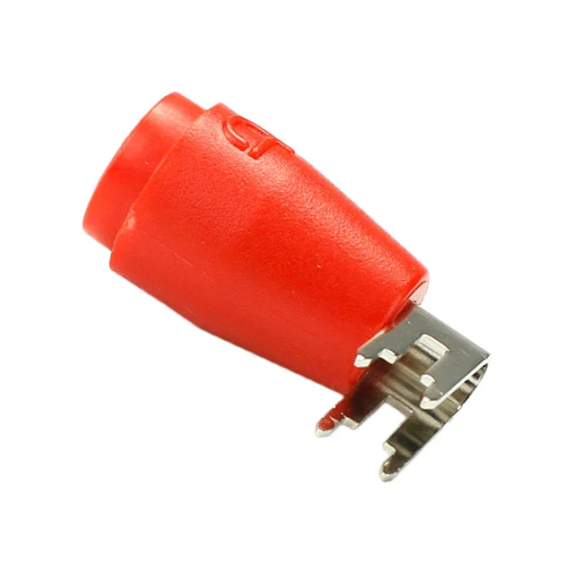 CONN BANANA JACK SOLDER RED