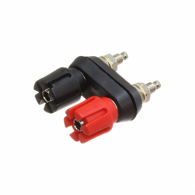 CONN BIND POST DL FLUTD BLK/RED