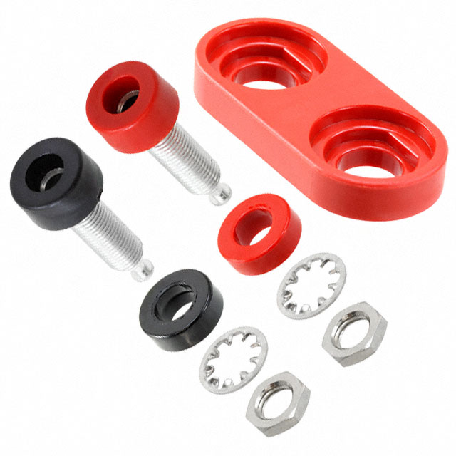 CONN DBL BANANA JACK TURRET