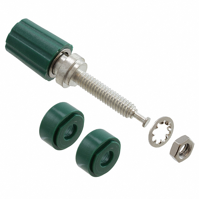 CONN BIND POST KNURLED GREEN