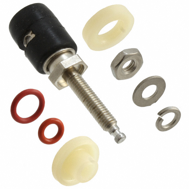 CONN BIND POST SPRING-LOAD BLACK