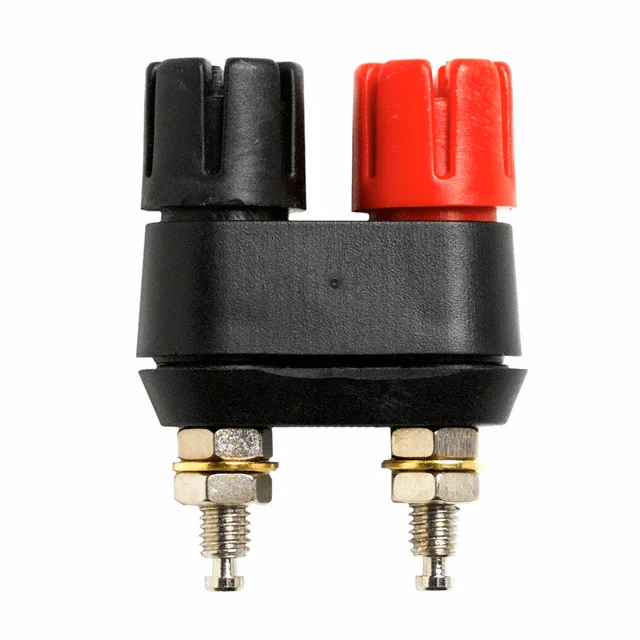 CONN BIND POST DL FLUTD BLK/RED