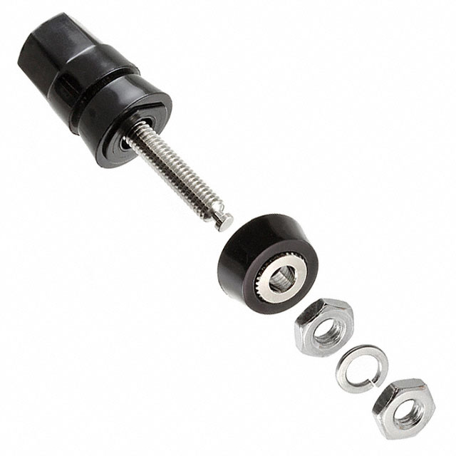 CONN BIND POST HEX BLACK CONN BIND POST HEX BLACK