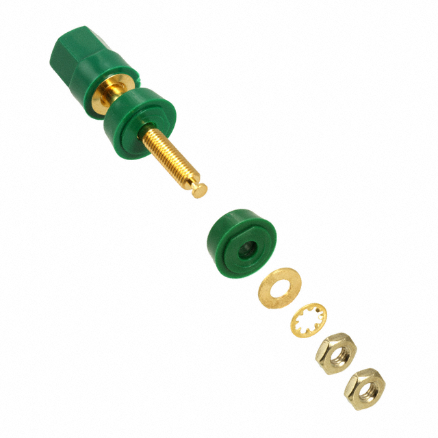 CONN BIND POST HEX GREEN