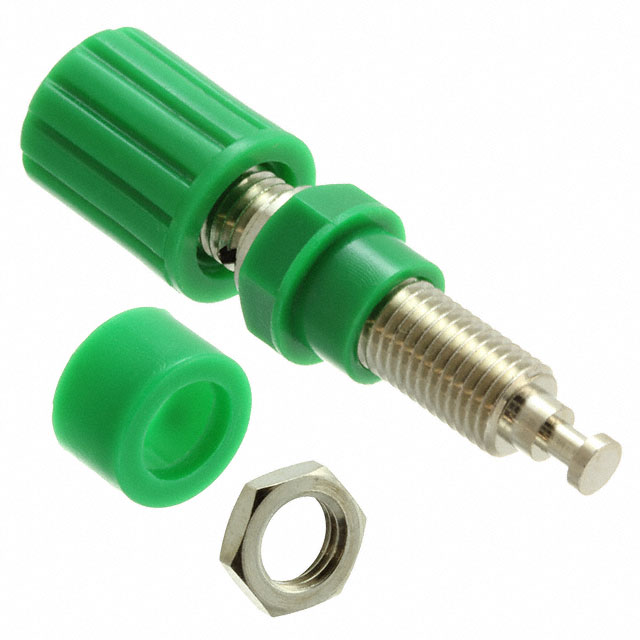 CONN BIND POST KNURLED GREEN
