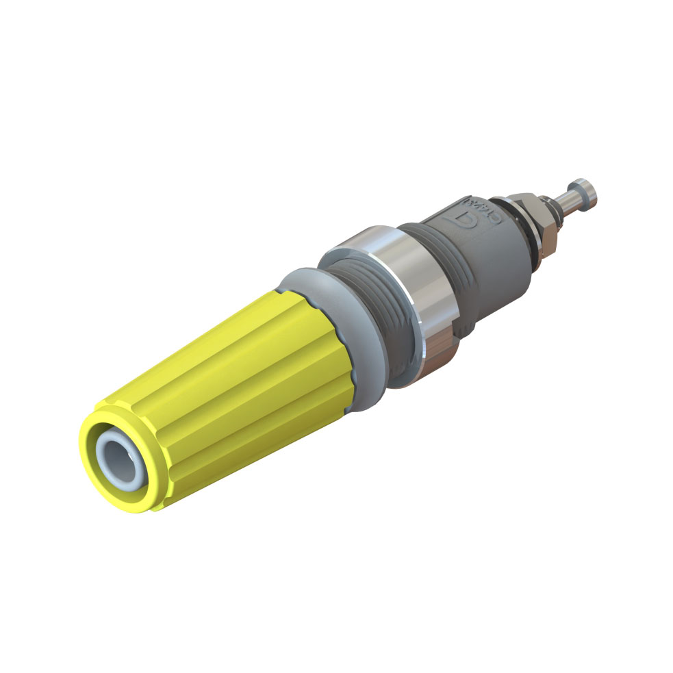 SAFETY BINDING POST, 4MM, NICKEL