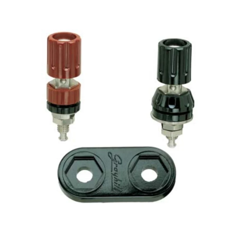 CONN BIND POST KNURLED RED