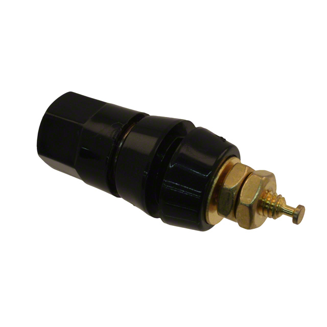 CONN BIND POST HEX BLACK CONN BIND POST HEX BLACK