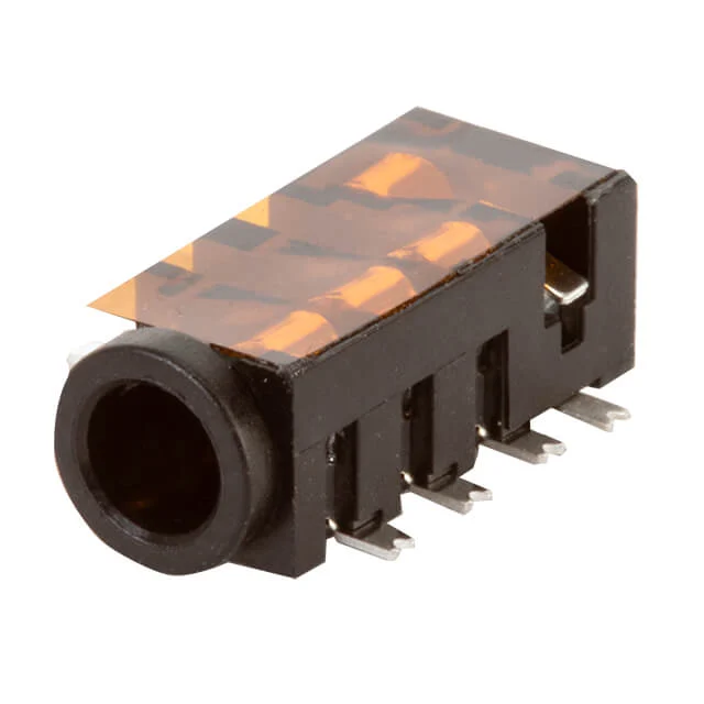 AUDIO JACK, 3.5MM, THROUGH HOLE,