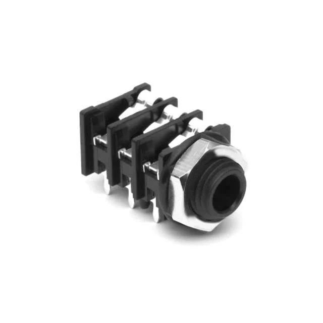 1/4" PHONE TRS OFFSET HORZ PCB P