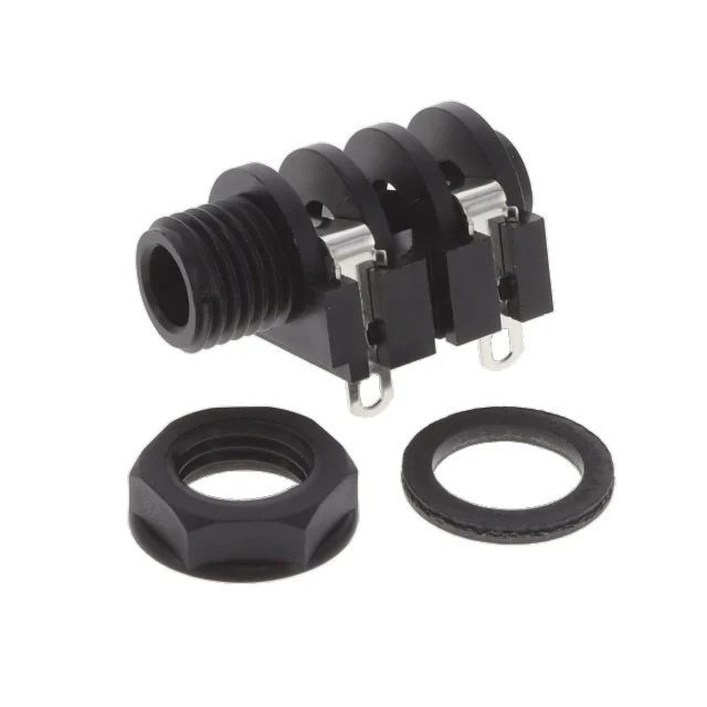 AUDIO JACK, 6.35 MM, HORIZONTAL,