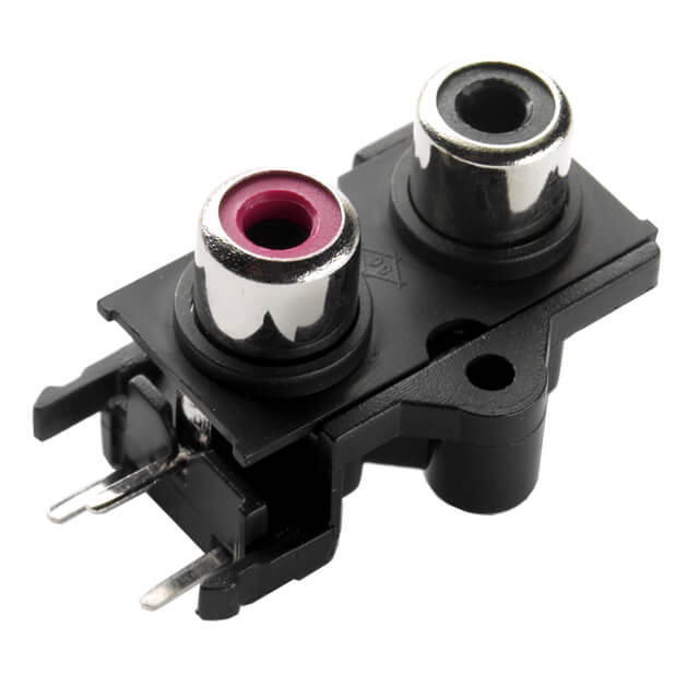 CONN RCA JACK DUAL R/A WHT/WHT