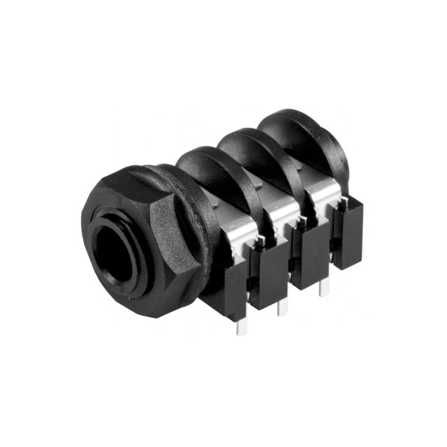 AUDIO JACK, 6.35 MM, HORIZONTAL,