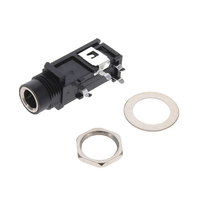 AUDIO JACK, 6.35 MM, HORIZONTAL,