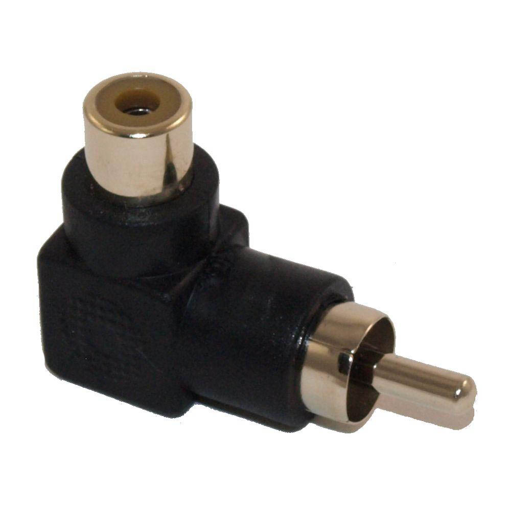 RCA 90 Degree angle adapter M/F