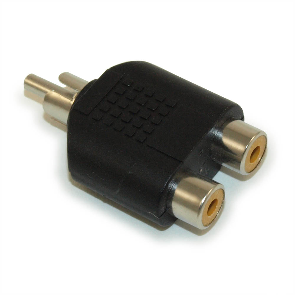 RCA Splitter 1M to 2F Adapter