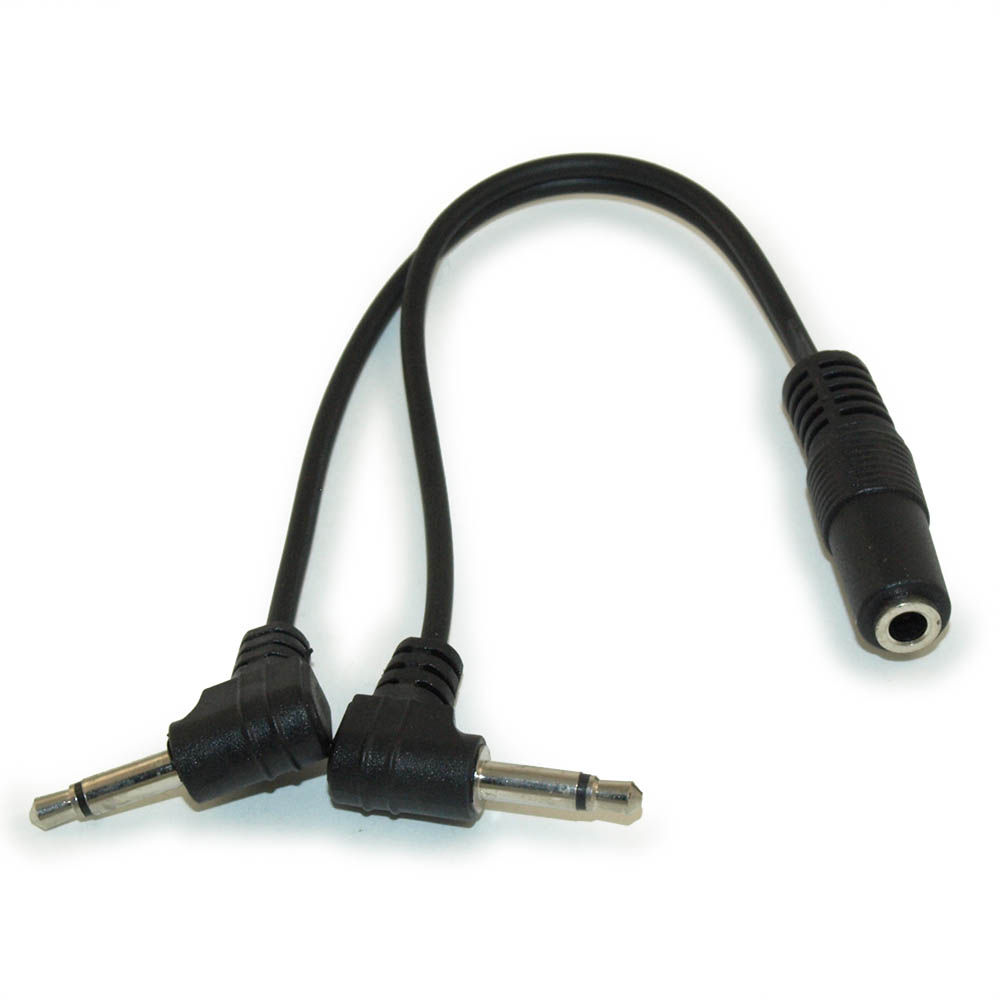 4'' 3.5 F/M TRS M Mono Cable 4'' 3.5 F/M TRS M Mono Cable