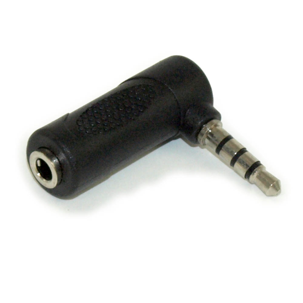 3.5'' TRRS M/F Angle Adapter
