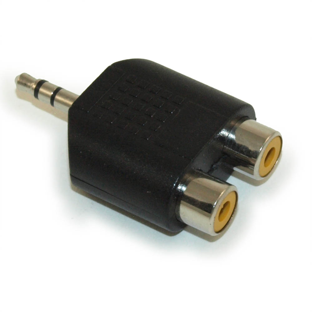 3.5mm M to 2 RCA F Split/Adapter