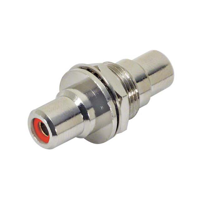 ADAPTOR RCA F-F 75 OHM RED