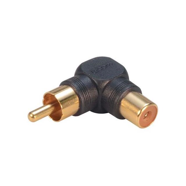 ADAPTER RCA M/F RIGHT ANGLE
