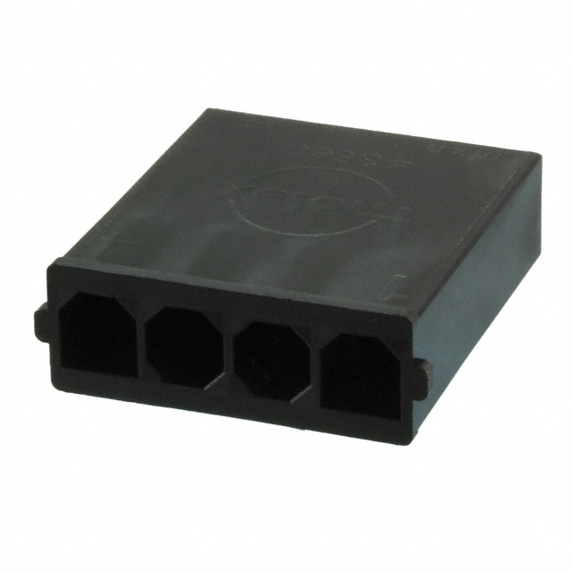 CONN HSG PLUG 4POS 7.50MM BLACK