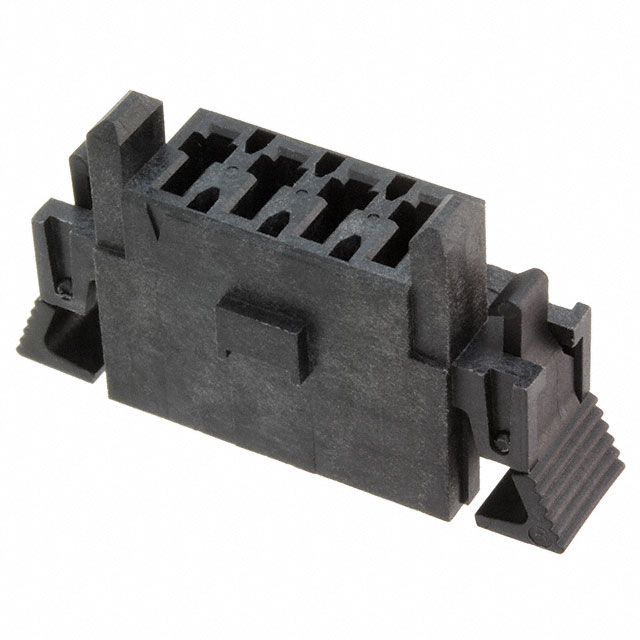 CONN HSG RCPT 4POS 5.00MM BLACK