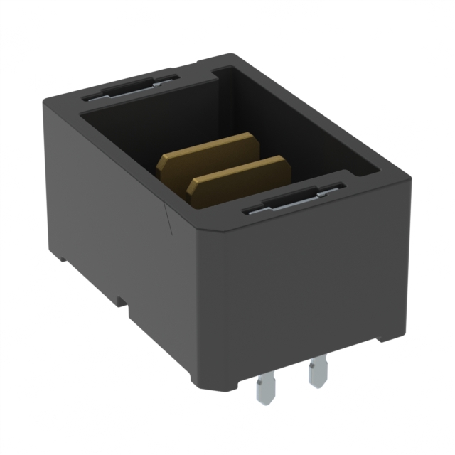 CONN HDR 2POS 2.00MM SMD SLDR