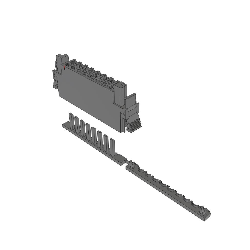 CONN HSG RCPT 8POS BLACK CONN HSG RCPT 8POS BLACK